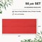50-Pack #10 Christmas Red Business Envelopes – Self-Seal, 4.125 x 9.5in for Office & Mailing